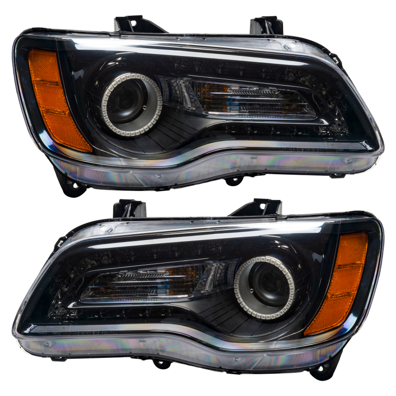 Chrysler 300 Headlight Assembly - ORACLE Lighting - SMD, Non-HID - Black, Red - `11-`14